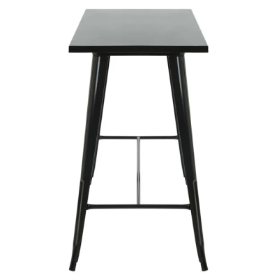 Бар маса 120x60 черен цвят