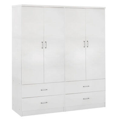 Гардероб бял цвят