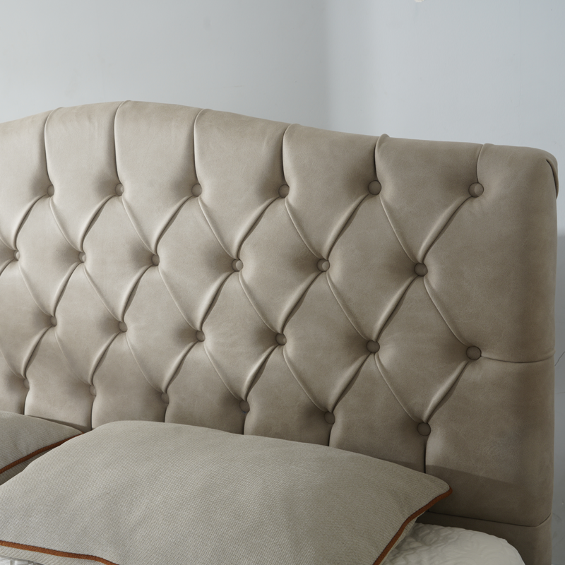 Тапицирана спалня с матрак COOL WOOL 160 x 200 – бежов 3