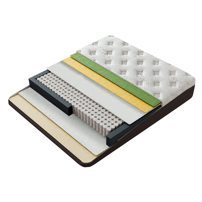Тапицирана спалня с матрак HUGO 180 x 200 – сив 29