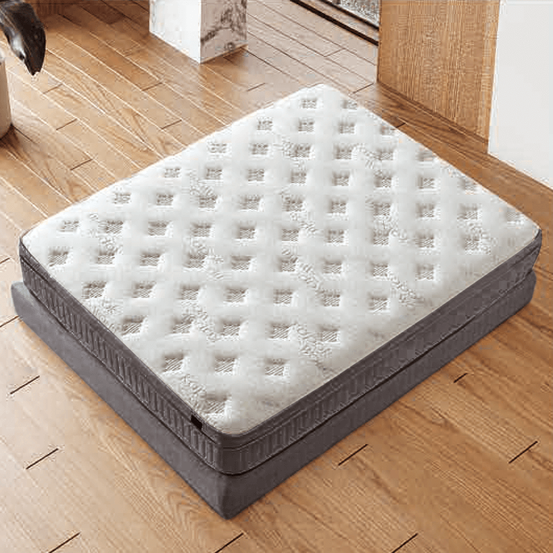 Тапицирана спалня с матрак HUGO 180 x 200 – сив 29