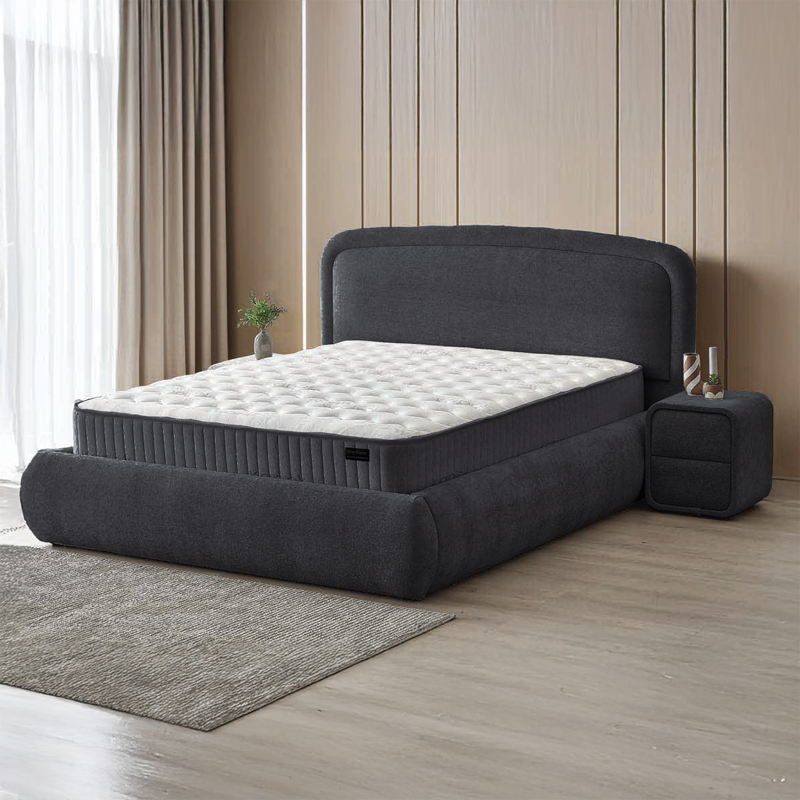 Тапицирана спалня с матрак NOVA 180 x 200 – антрацит 18