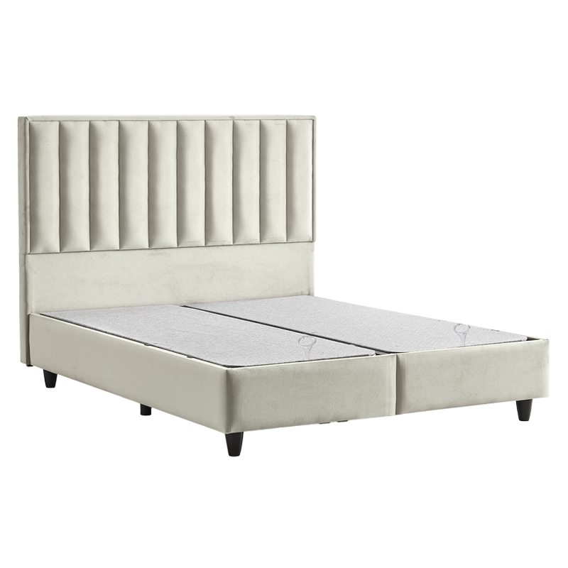 Тапицирана спалня с матрак PERRY LUX 180 x 200 – крем 01