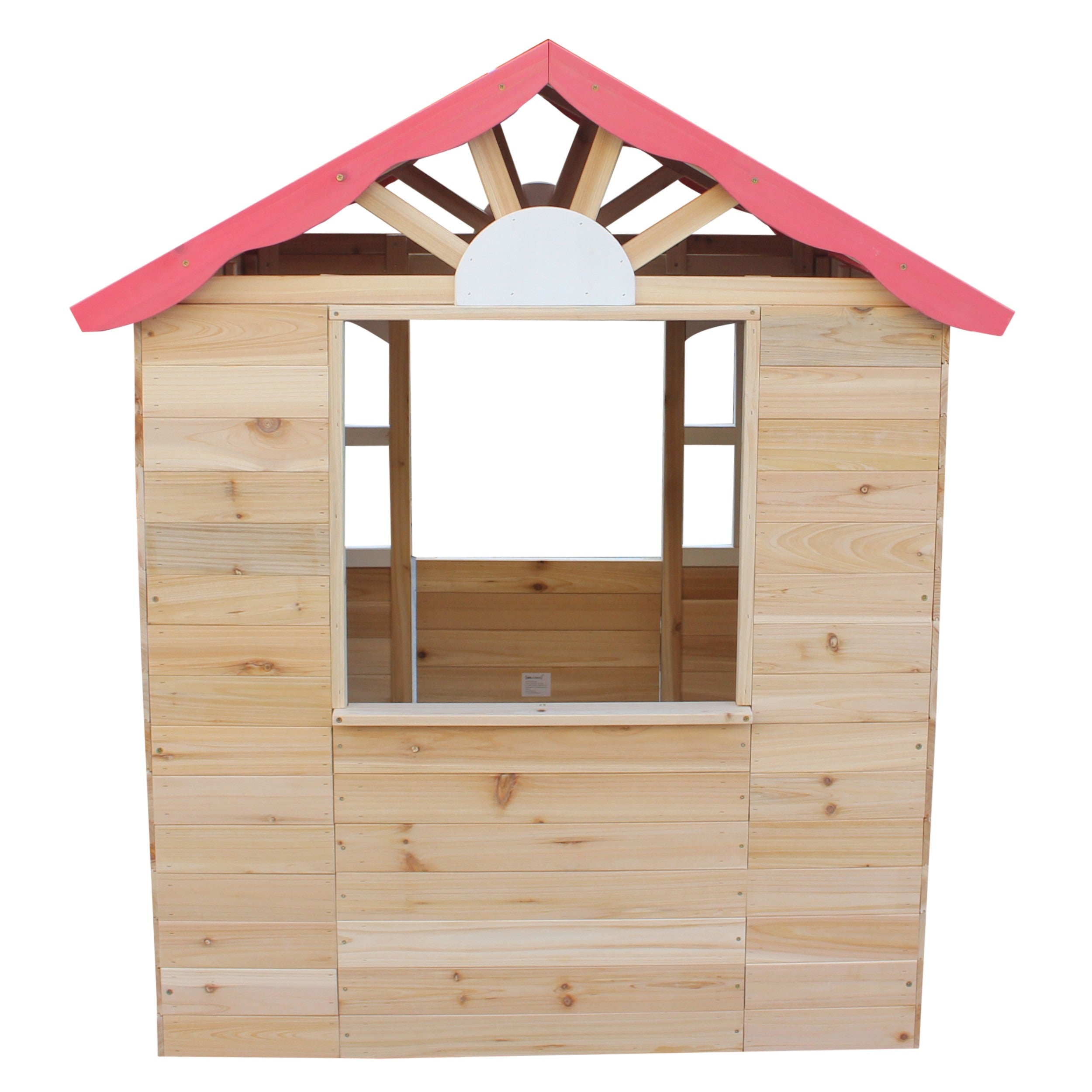 Детска дървена къщичка за игра на открито GINGER HOME – за двор и градина