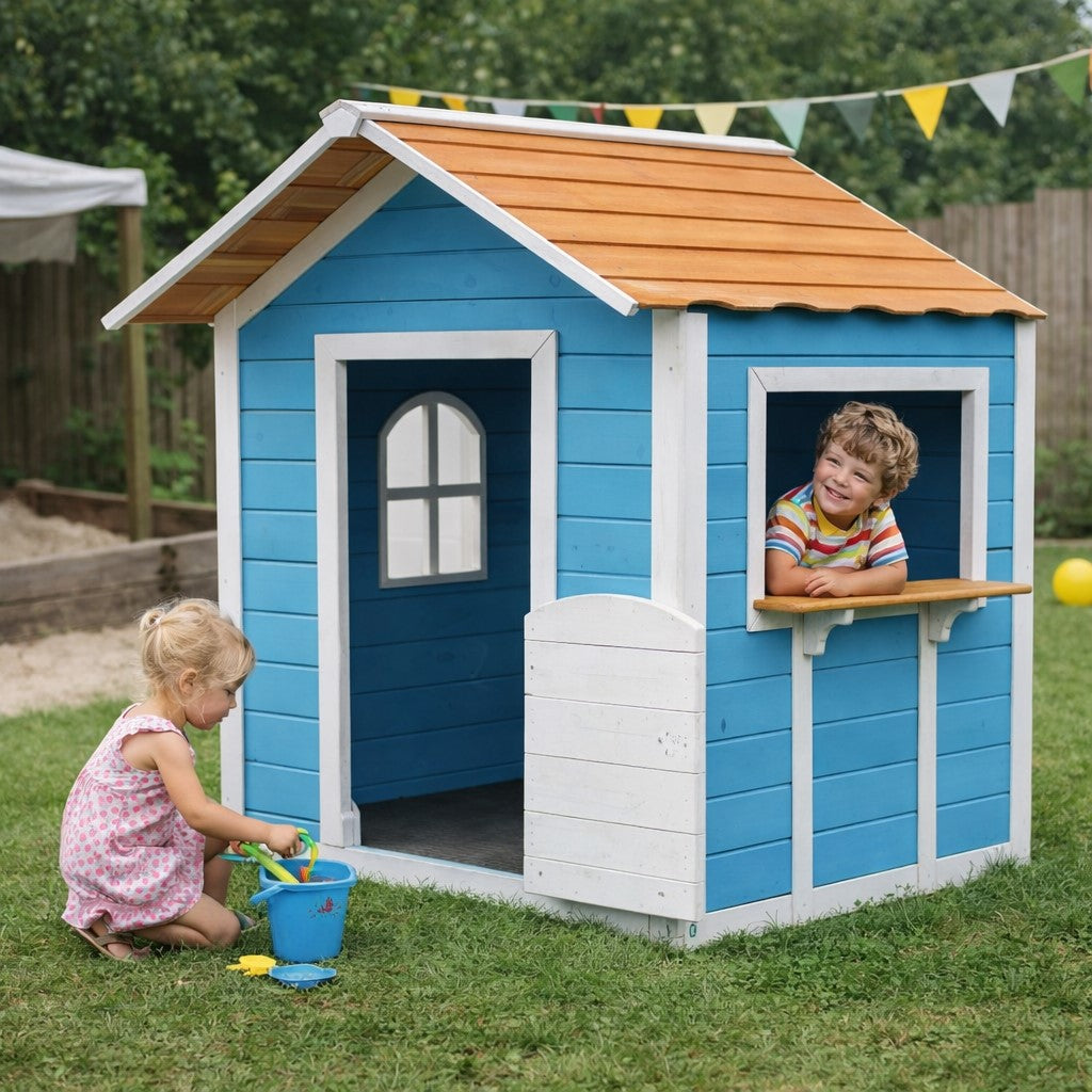 Детска Дървена Къщичка за Игра GINGER HOME – За Ролеви Игри
