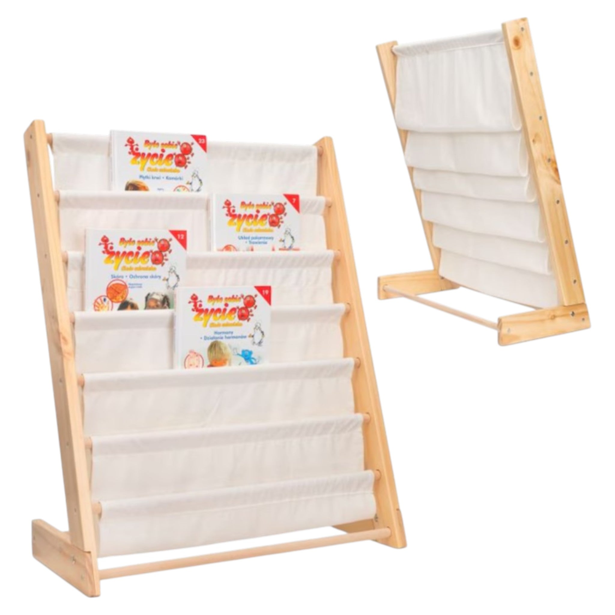 Детска Етажерка за Книги Дърво GINGER HOME