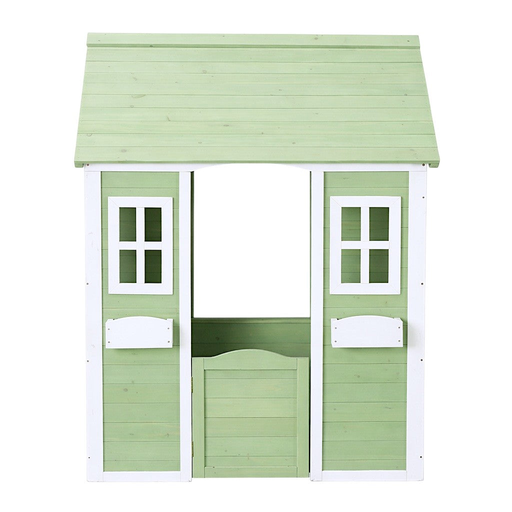 Детска Дървена Къщичка за Игра на Открито GINGER HOME – Градинска Къща за Деца