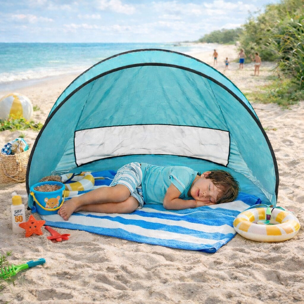 Детска Pop-Up Палатка за Игра GINGER HOME с UV Защита 50+ – Кръгла