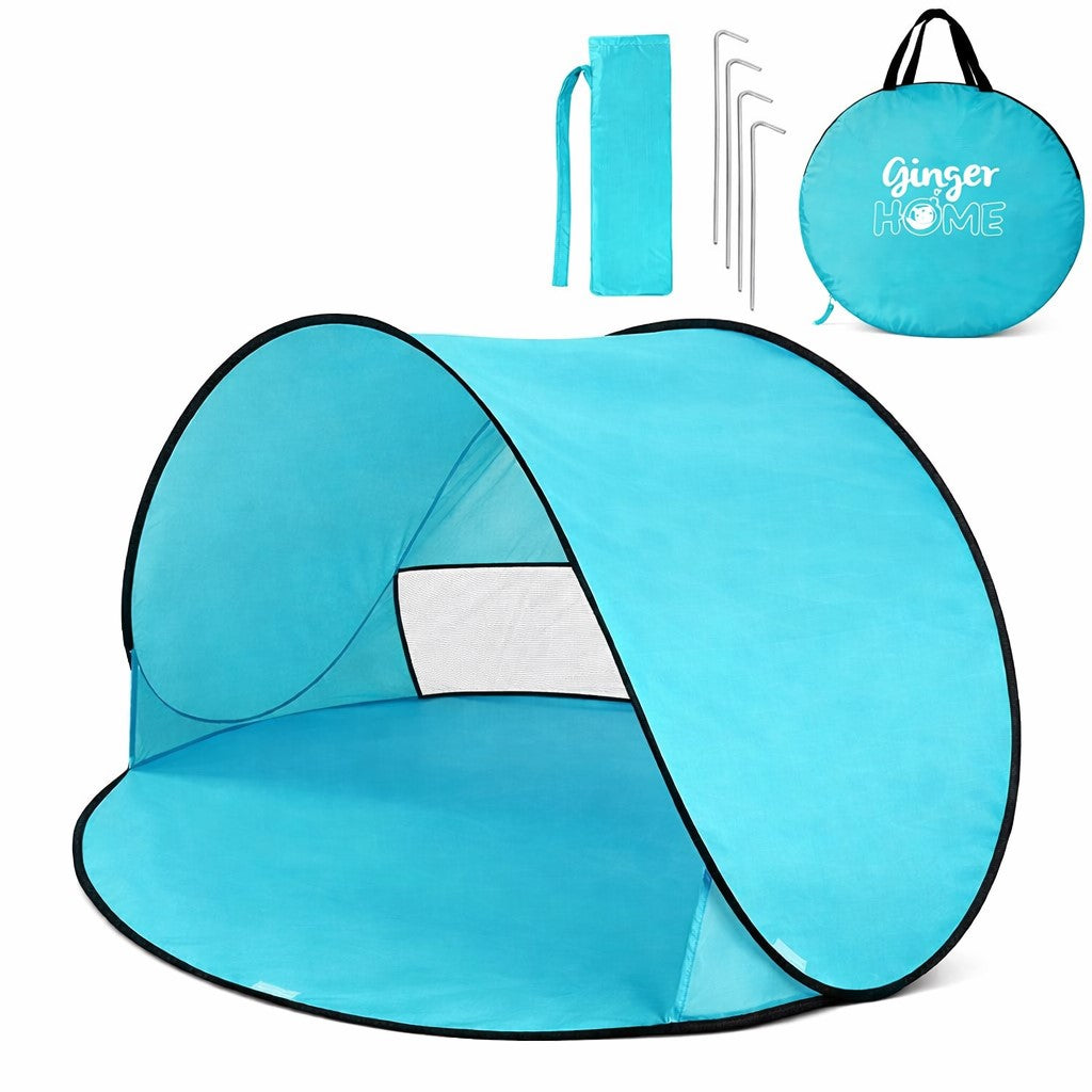 Детска Pop-Up Палатка за Игра GINGER HOME с UV Защита 50+ – Кръгла