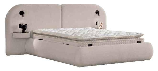 Тапицирана спалня с матрак ELYSIA 160 х 200 – мистичен пясък 28