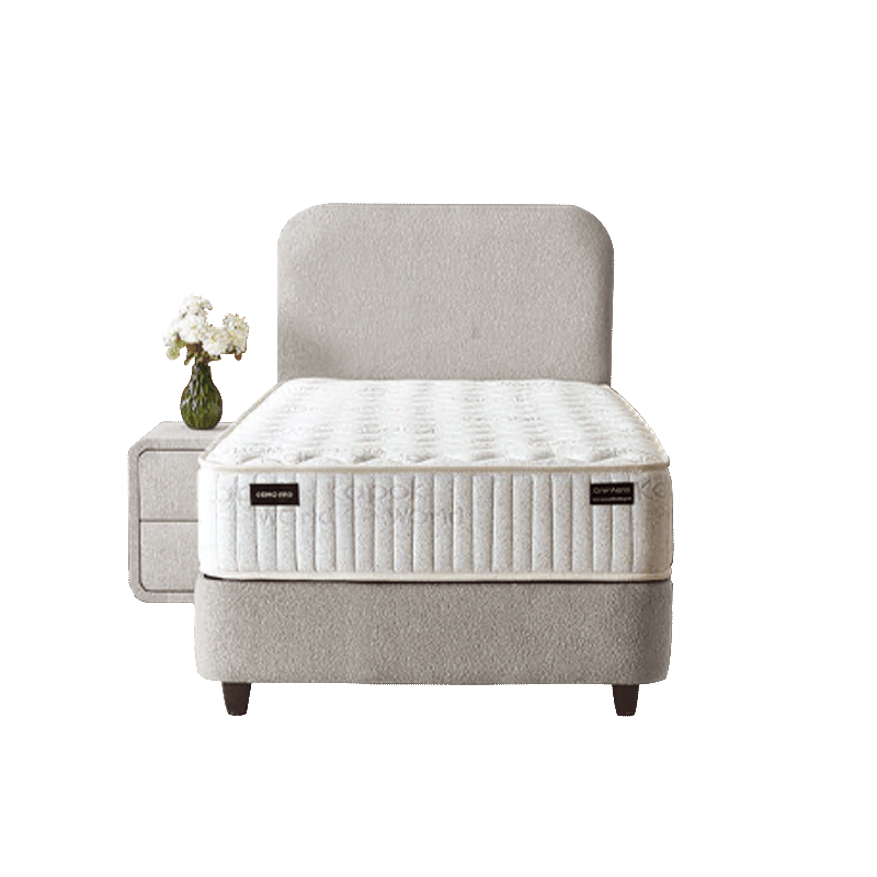 Тапицирано легло с матрак COMO PRO 90 x 200 - перла SY