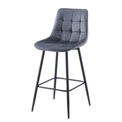 Бар стол - сив