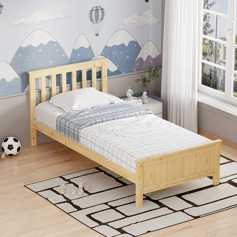 Легло 90×190 см натурал