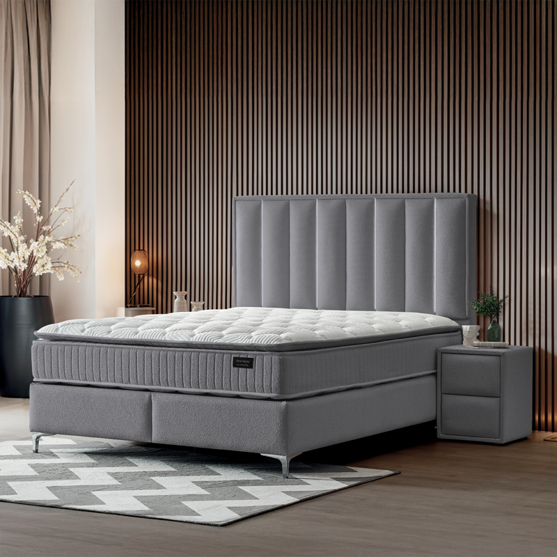 Тапицирана спалня с матрак MINI MOONLIGHT 160 х 200 – графит 16