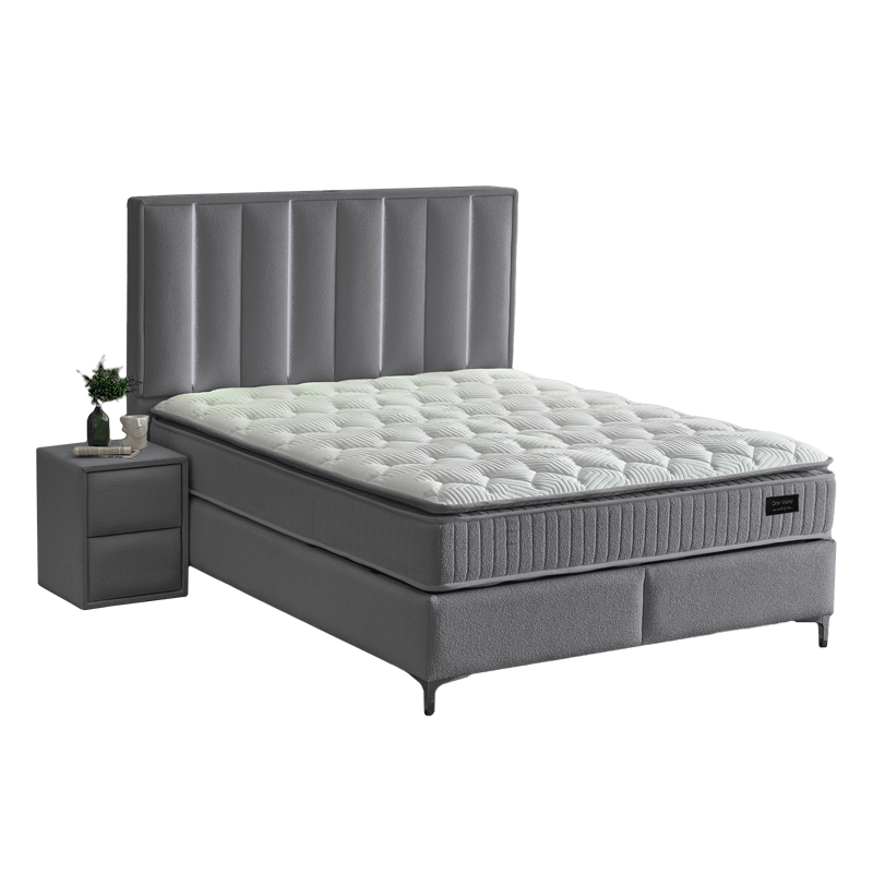 Тапицирана спалня с матрак MINI MOONLIGHT 160 х 200 – графит 16