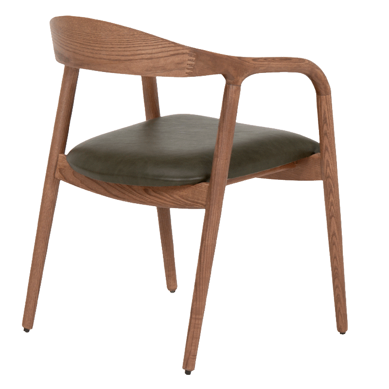 Трапезен стол YILAN – маслено зелен
