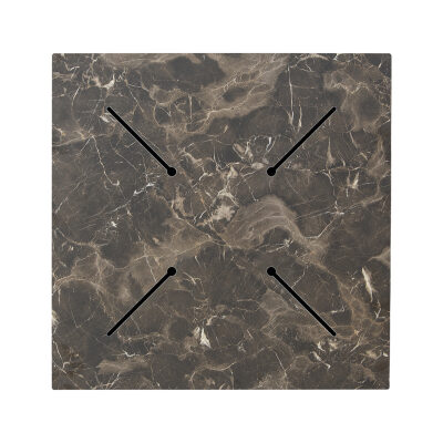 HPL плот 60x60 см тъмно сив мрамор