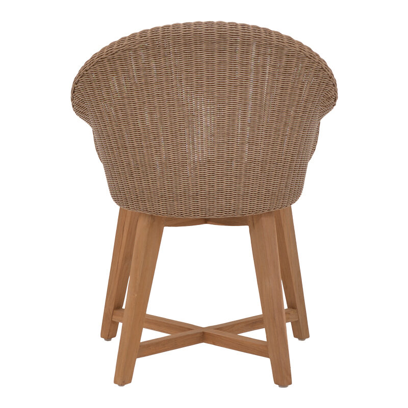 Кресло цвят натурал-кремав